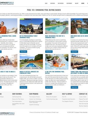 Building Nice Content Listings with Content Views - Compass Pools Australia Pool 101 Swimming Pool Buying Basics