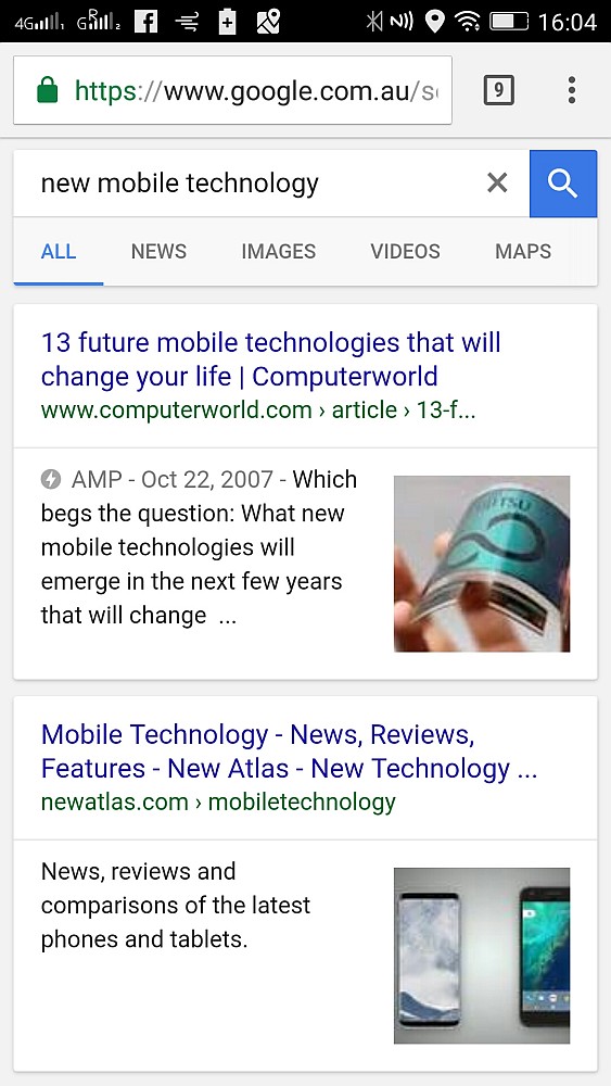 Marking an AMP article in Google's search results