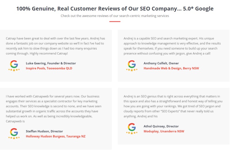 Get reviews from Local businesses to improve SEO