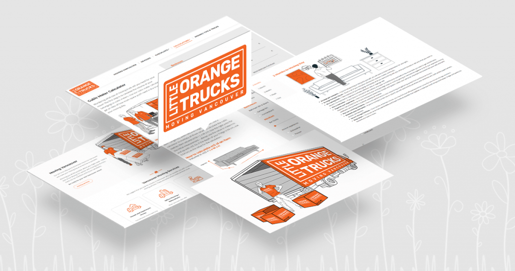 Catnapweb Little Orange Trucks web designs and SEO